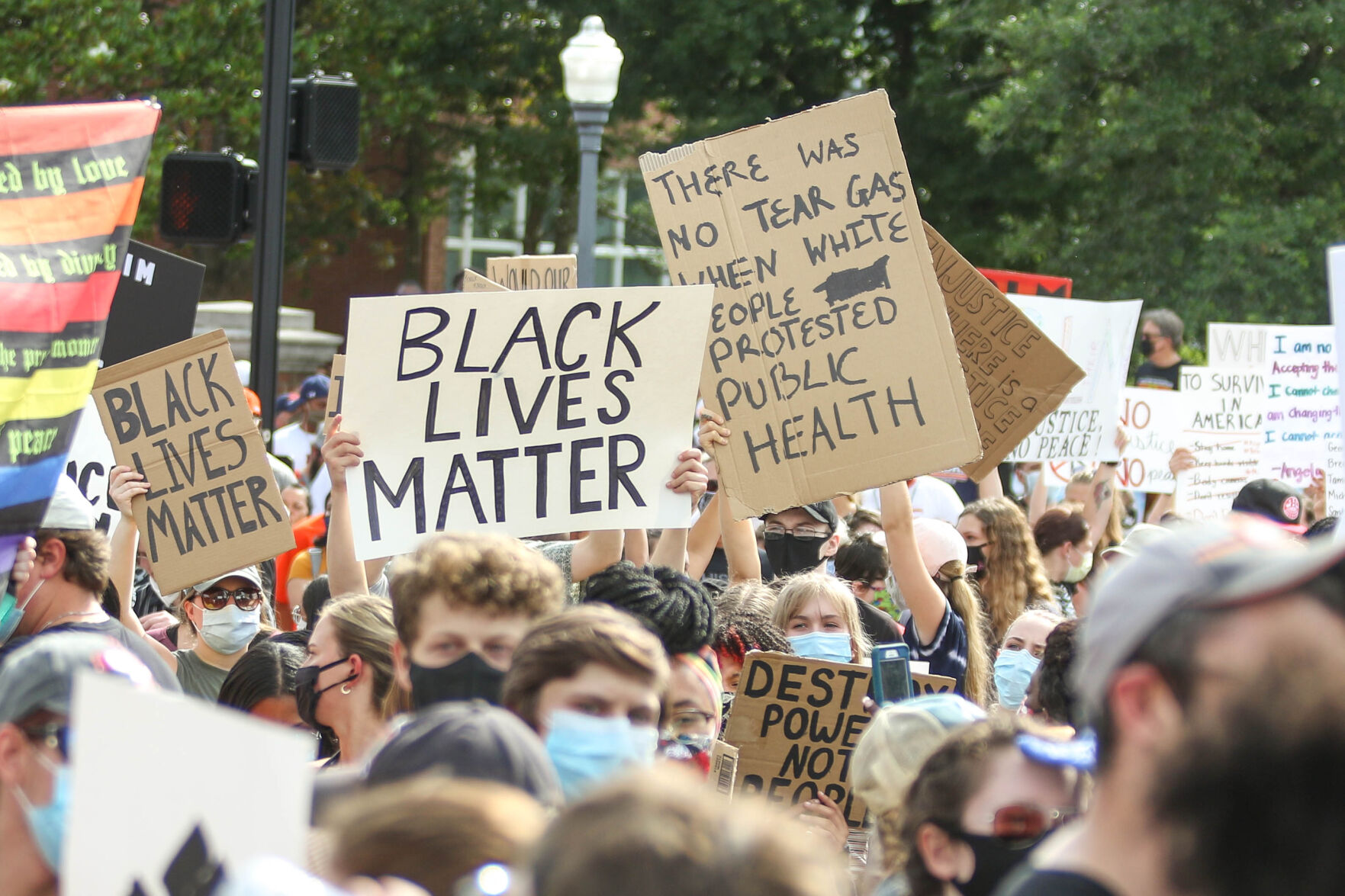 Auburn Students & Community for Change protest and march